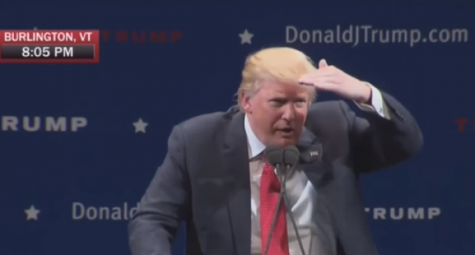 Donald Trump Kicks Out Heckler: Don’t Give Him His Coat