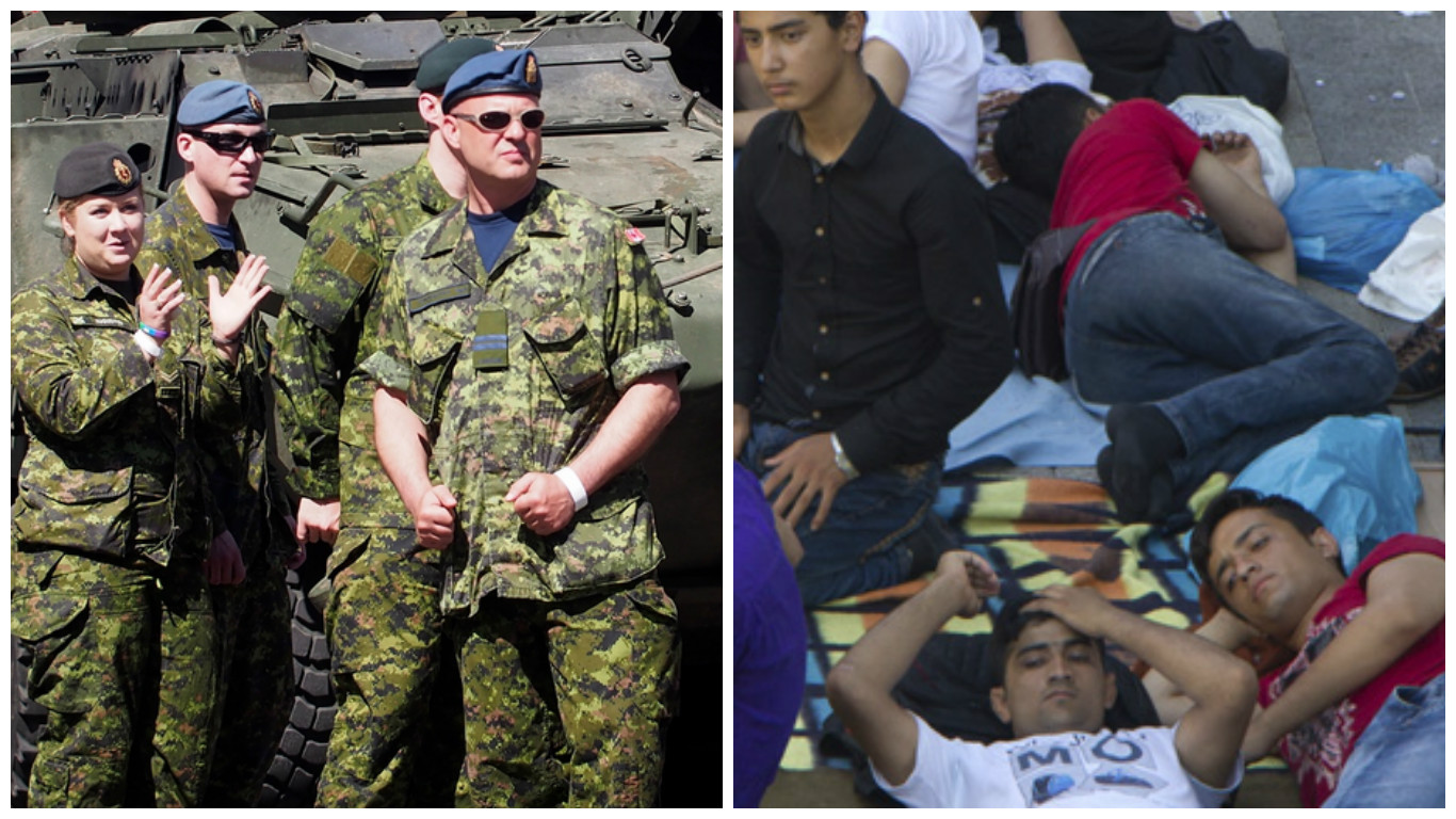 Canada Kicks Soldiers Out of Their Homes for Muslim Migrants