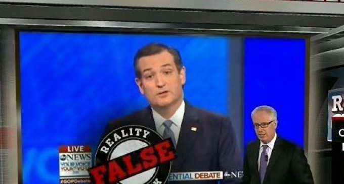 CNN’s Phony Left-wing “Fact-checker” Lies About Ted Cruz