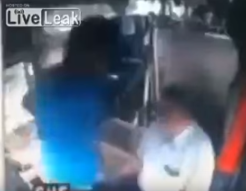 Migrant Attacks the Wrong Bus Driver