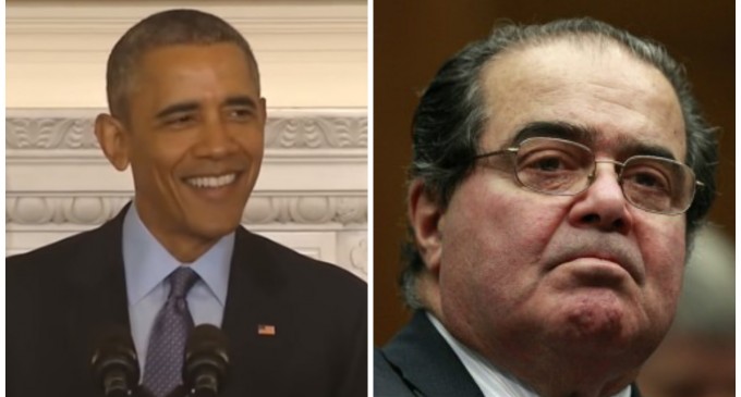 Obama Cracks a Joke about Antonin Scalia’s Death