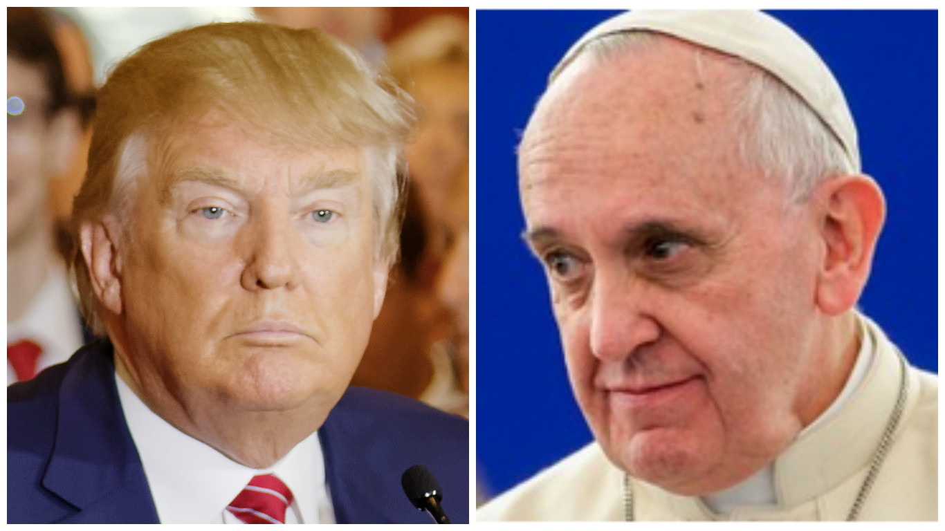 The Trump/Pope Feud Cools as Both Men Walk Back Their Comments