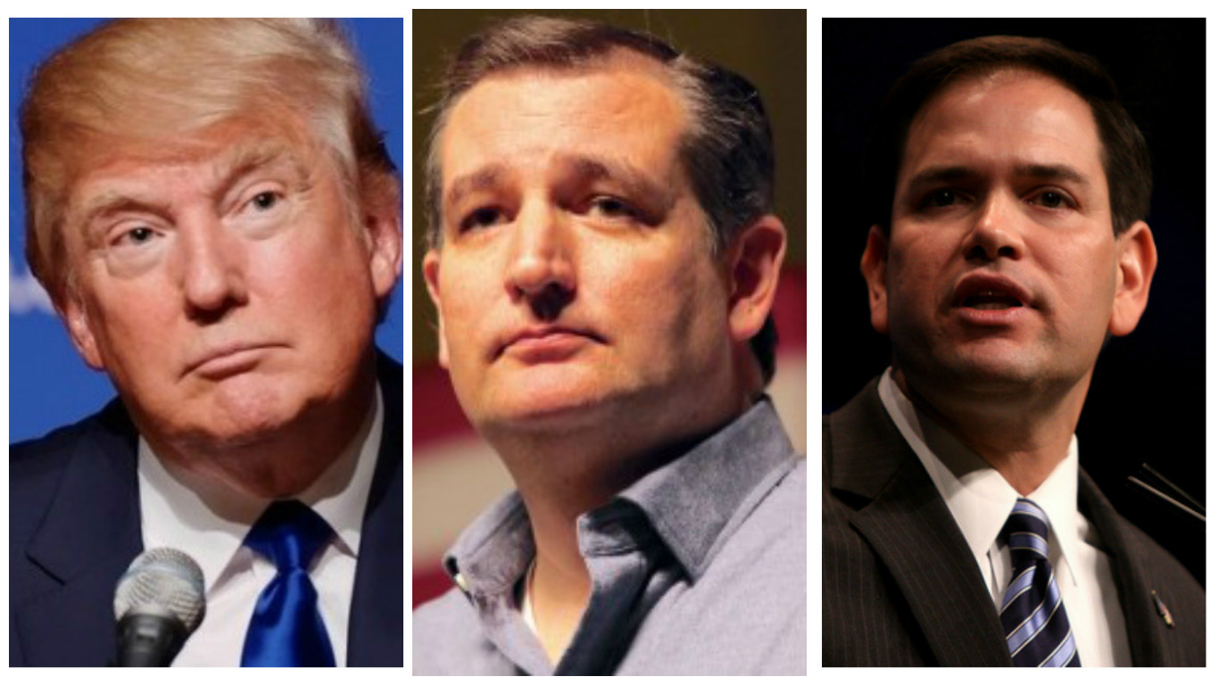 Breitbart News Cites Avowed Pro-Democratic Pollster Claiming Three-Way GOP Tie