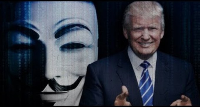 Anonymous Declares Trump an Enemy of the Constitution, Publishes His SS and Cell Numbers