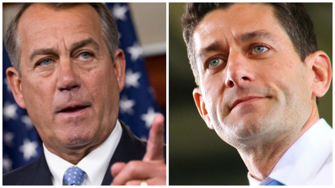John Boehner backs Paul Ryan for President