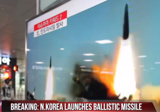 North Korea Fires Two Ballistic Missiles into the Sea of Japan