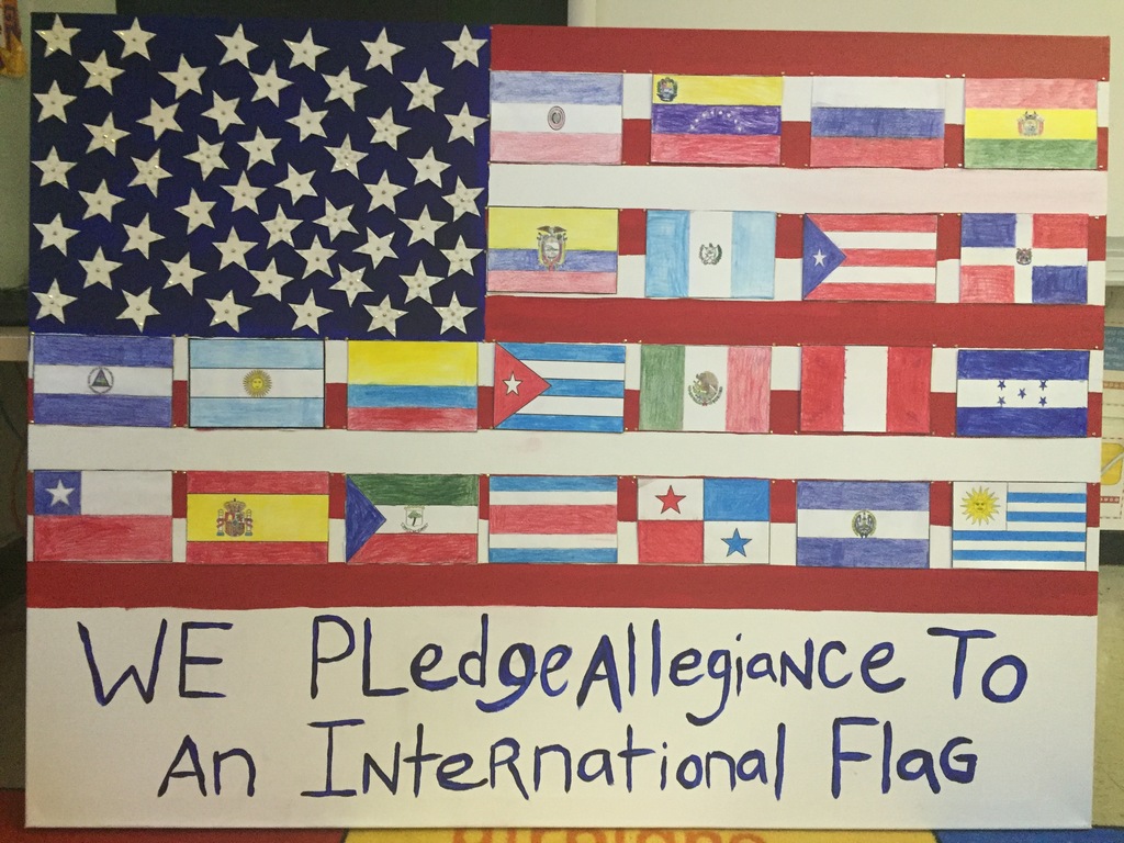 Outrage After Students Taught To Pledge Allegiance To An International Flag