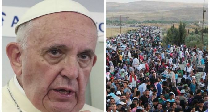 Pope Francis Warns of Arab Invasion