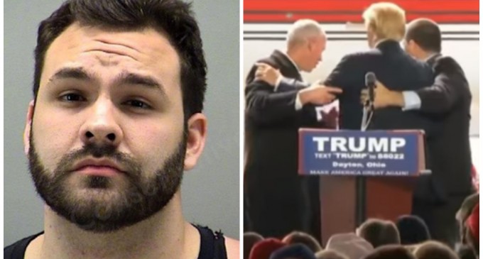 Trump Attacked at Dayton Rally by Leftist BLM Supporter