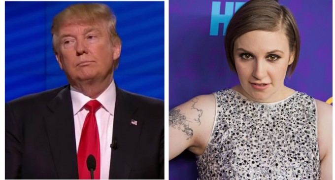 Lena Dunham Joins List of Celebs threatening to Move to Canada if Trump Elected