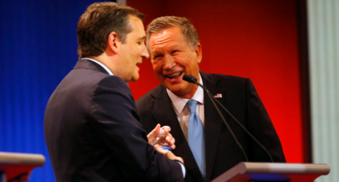 Cruz and Kasich Agree to Coordinate in their Efforts to Stop Trump