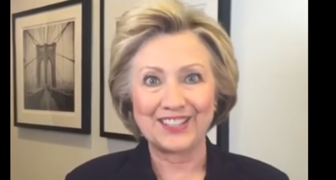 Hillary Clinton Botches Bizarre Celebration Video