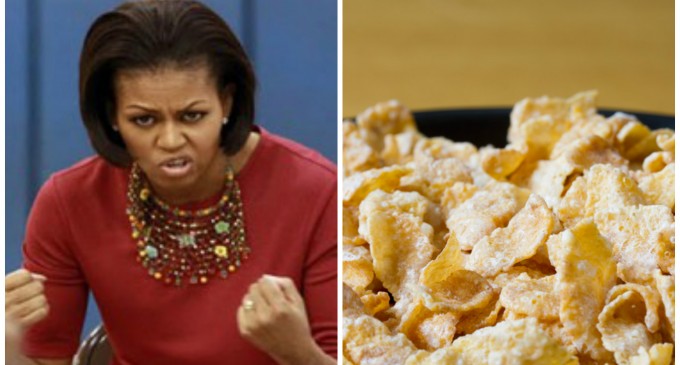 Michelle Obama Bans Frosted Flakes