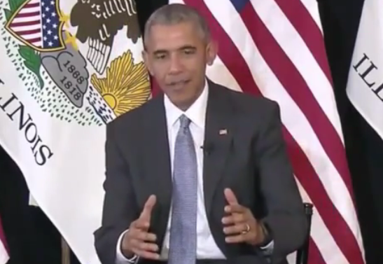 Obama: White Men have History of Keeping Women, Minorities from Voting