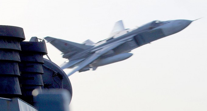 Russian Attack Jet Flies Within 30 Feet of a  U.S. Navy Destroyer Donald Cook