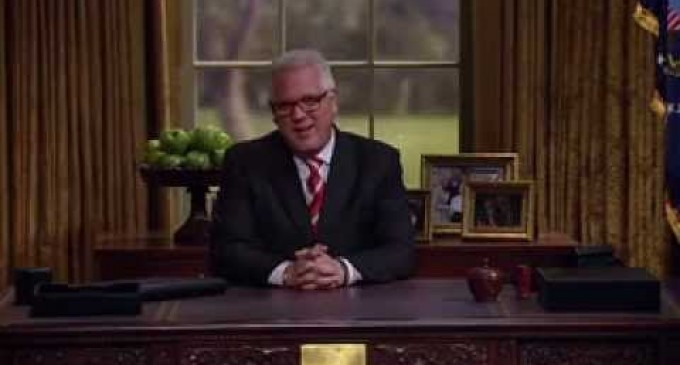 Glenn Beck’s Oval Office Layoff Playhouse