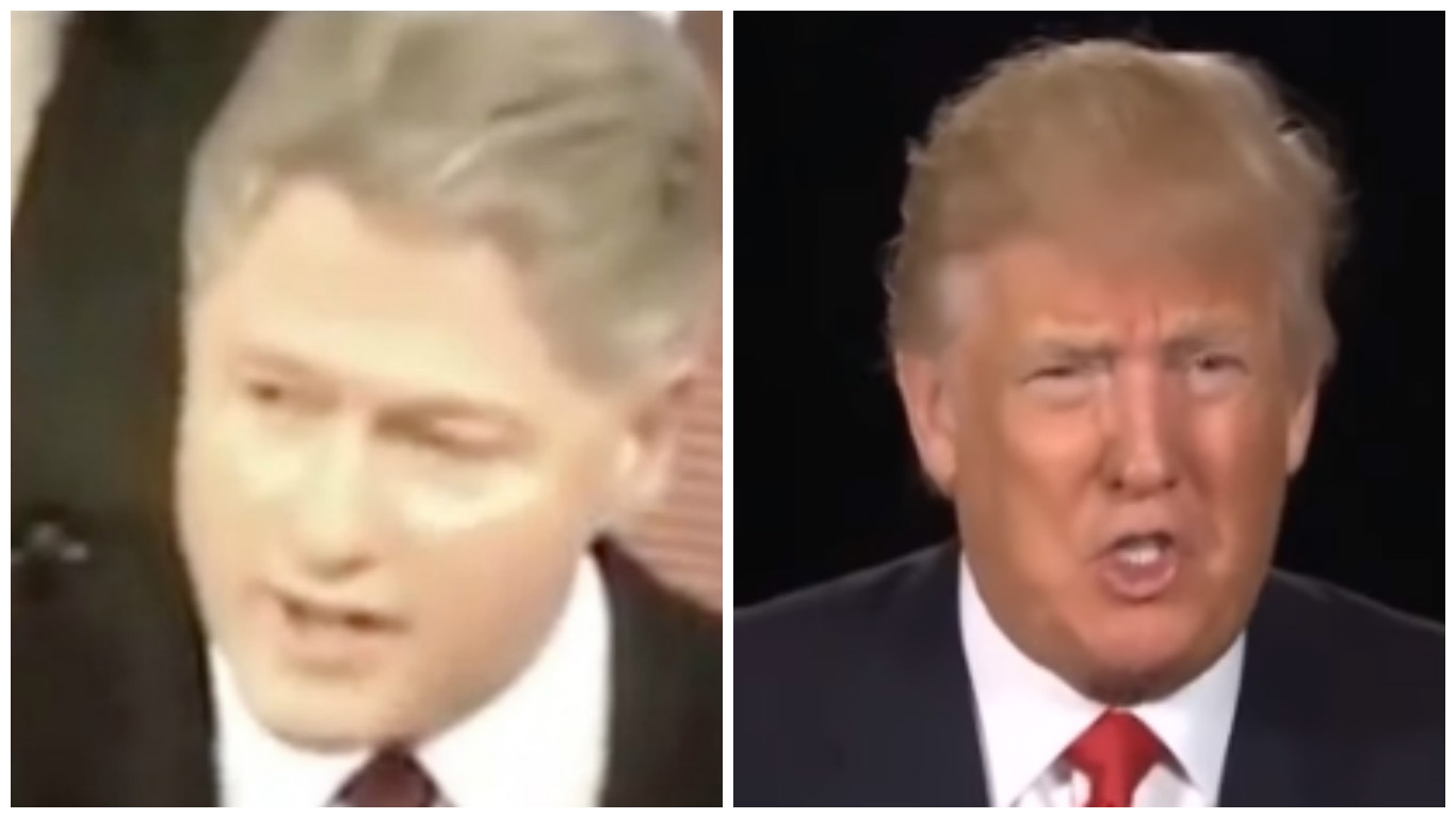 1996 Video: Bill Clinton use to Sound just like The Donald on Immigration