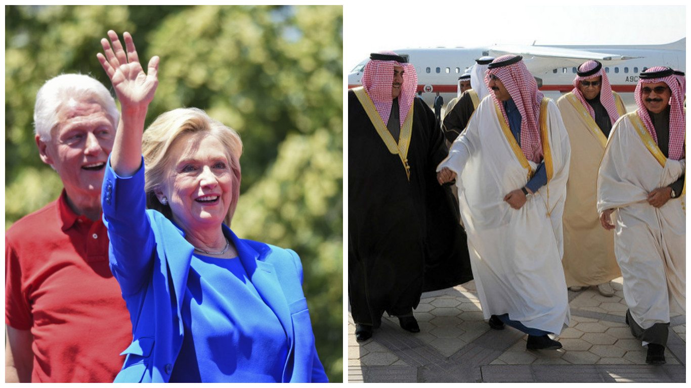 Clintons Received $100M+ From Middle East Dictators