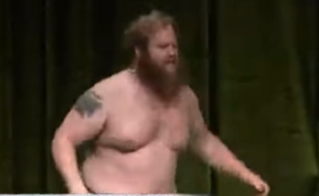 Candidate for Libertarian Party Chair Strips on Stage at National Convention