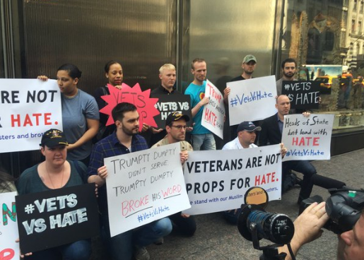 Revealed: Hillary Clinton’s Campaign Set Up ‘Veterans Against Trump’ Protest