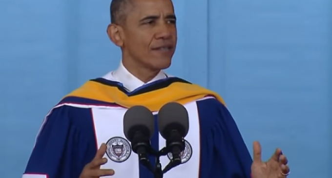 Obama to Black College: Successful People are Nothing but Lucky