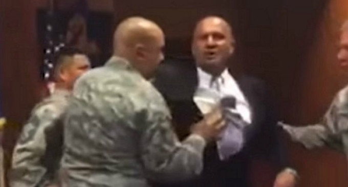 Veteran Forcibly Removed from Air Force Ceremony after Mentioning God