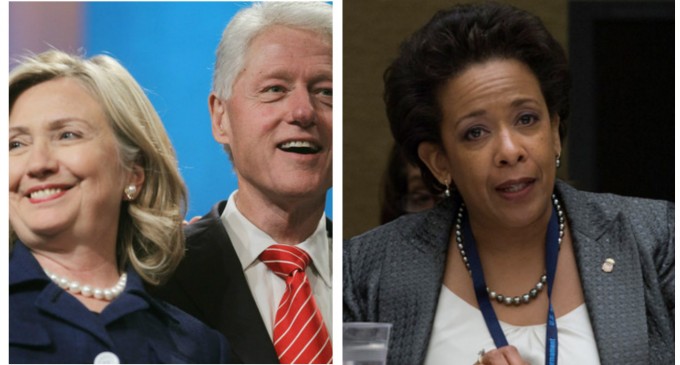 Watchdog Group Seeks Investigation into Loretta Lynch’s Meeting with Bill Clinton