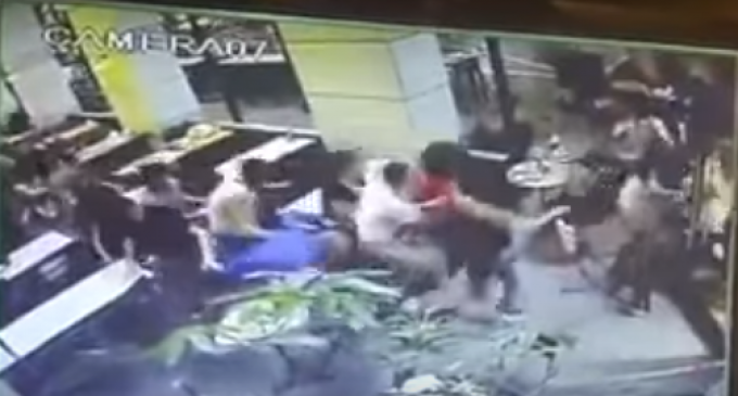 Graphic Footage of Palestinian Terrorists Opening Fire on Diners in Tel Aviv