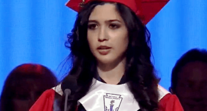 Illegal Immigrant Valedictorian blasts U.S. Government, Trump in Graduation Speech