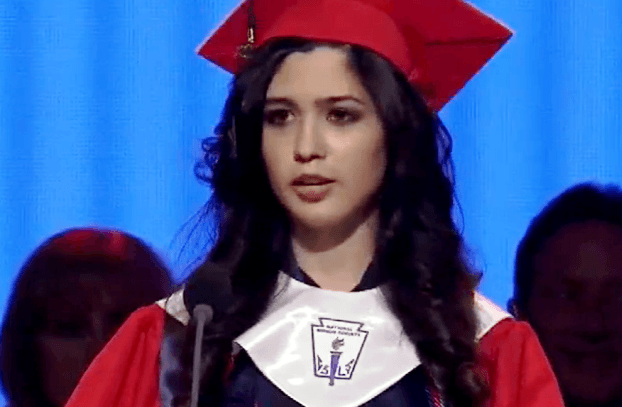 Illegal Immigrant Valedictorian blasts U.S. Government, Trump in Graduation Speech