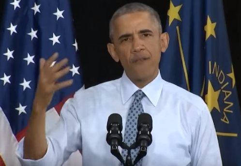 Obama Turns into a Stuttering Nervous Wreck Trying to Trash Trump