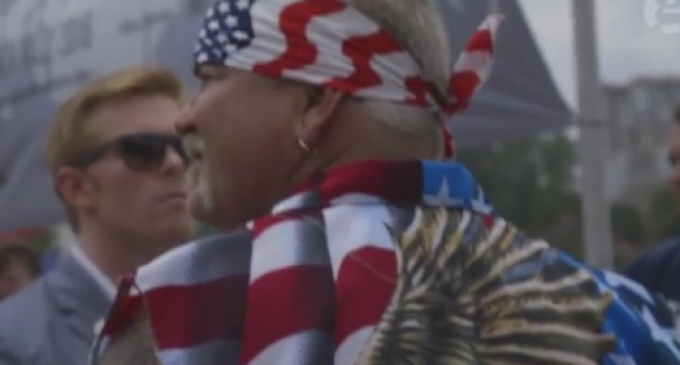 ‘Bikers for Trump’ Show Up at Convention, Stand Up for Threatened Cops