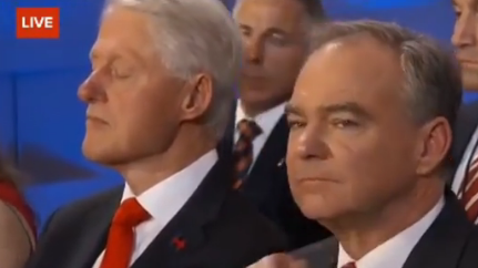 Bill Falls Asleep During Hillary’s Convention Speech