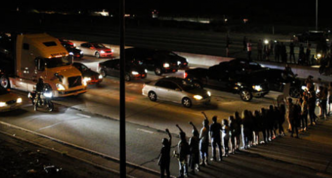 Black Lives Matter Protesters Shut Down one of Nation’s Busiest Freeways