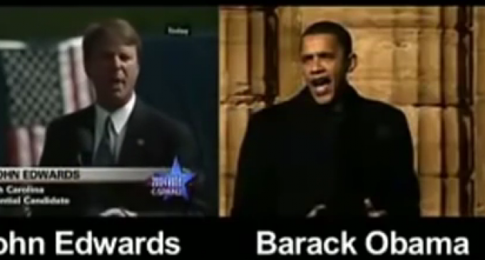 Video Shows Obama Plagiarizing Others’ Speeches on Campaign Trail