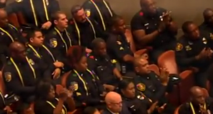 Cops Shun Obama During Dallas Police Memorial Service