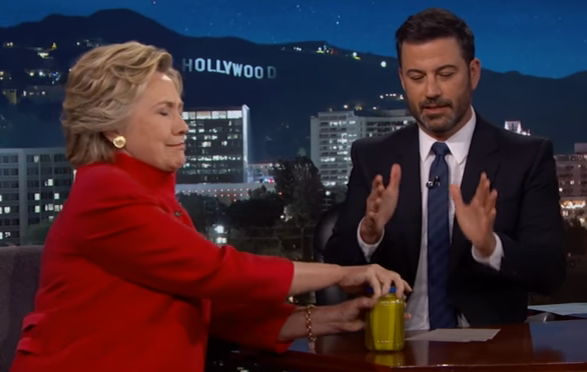 Hillary Opens Pickle Jar to Prove She’s in Good Health