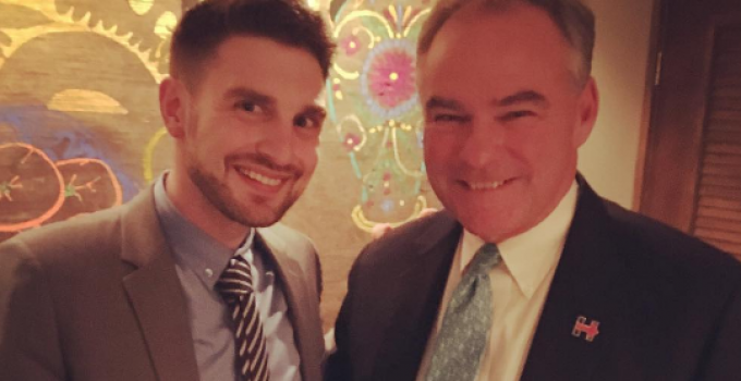 Globalist Meet-Up: Tim Kaine Meets with Soros’ Son