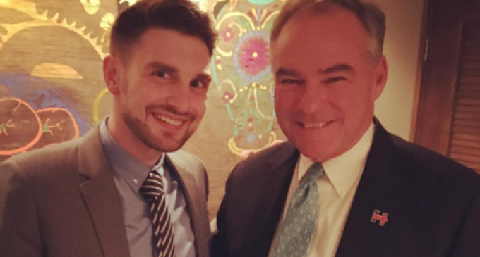 Globalist Meet-Up: Tim Kaine Meets with Soros’ Son