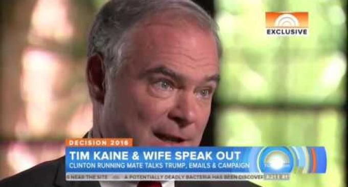 [Video] Hillary’s Own Running Mate Can’t Say She’s Trustworthy…