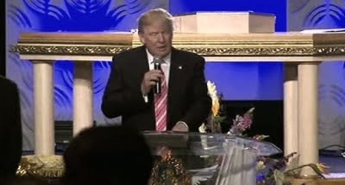 Trump’s Speech at Black Church Inspires a Standing Ovation, “I believe we need a civil rights agenda for our time”