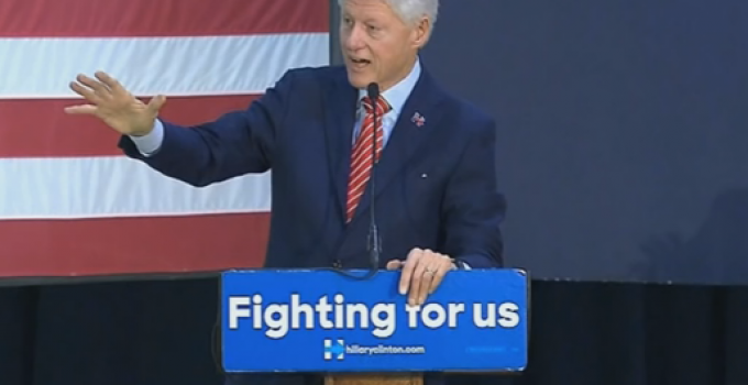 Bill Clinton: Saying “Make America Great Again” is Racist