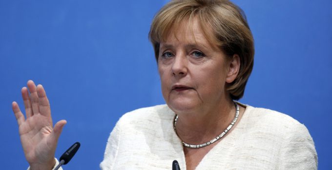 German Chancellor Angela  Merkel Suddenly Does 180