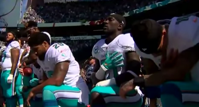 NFL Ratings Plummet as National Anthem Protests Continue
