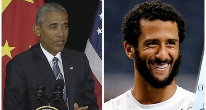 Obama Praises Kaepernick’s Protest, He’s Being ‘Sincere’ with ‘Real Legitimate Issues’