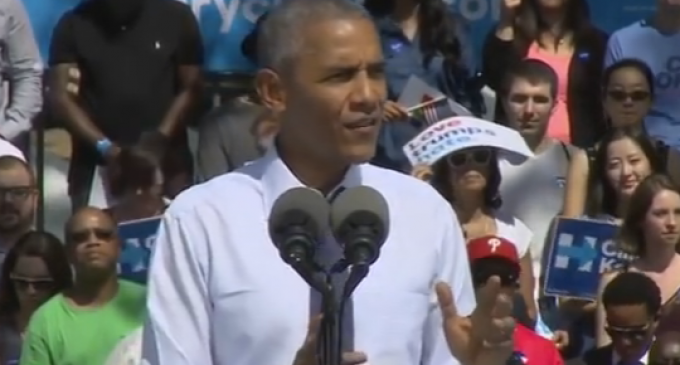 Obama Gives Speech for Hillary, Ends Up Talking About Himself 137 Times