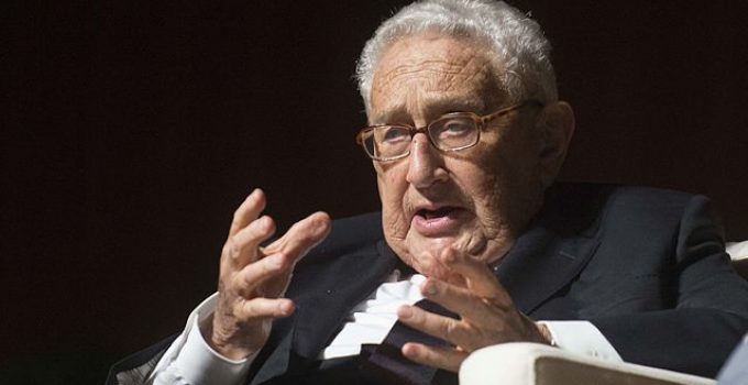 Henry Kissinger Outlines His Vision of The New World Order