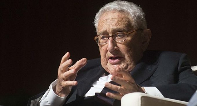 Henry Kissinger Outlines His Vision of The New World Order