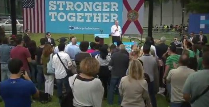 Tim Kaine Rally Faces Embarrassingly Low Turnout