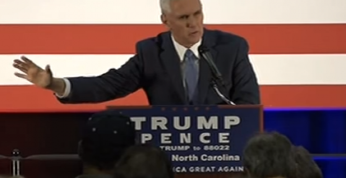 Pence Corrects Hillary Camp on Benghazi: ‘Those Weren’t Four Guys, They Were Four American Heroes’